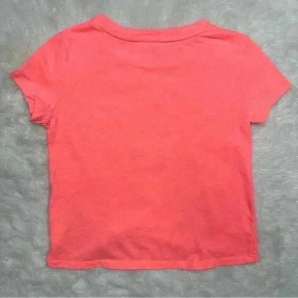 GAP T-Shirt Orangish-Pink / White  Tie Waist Size Small - Picture 8 of 16